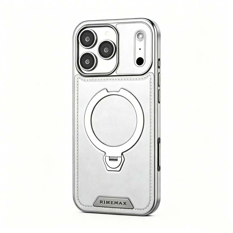 New Rotating Kickstand Leather-Style Phone Case