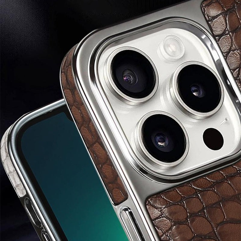 New Crocodile Texture Magnetic Phone Case