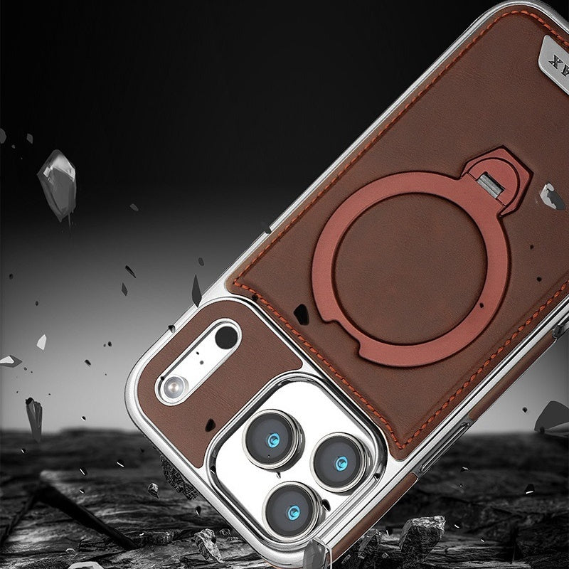 New Rotating Kickstand Leather-Style Phone Case