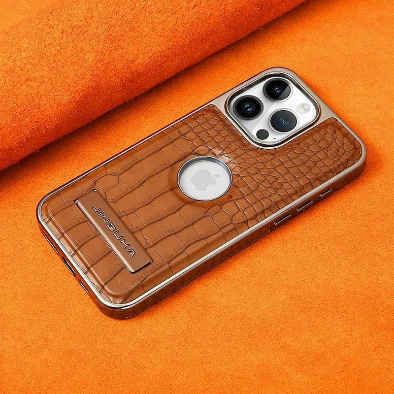 New Crocodile Texture Magnetic Phone Case