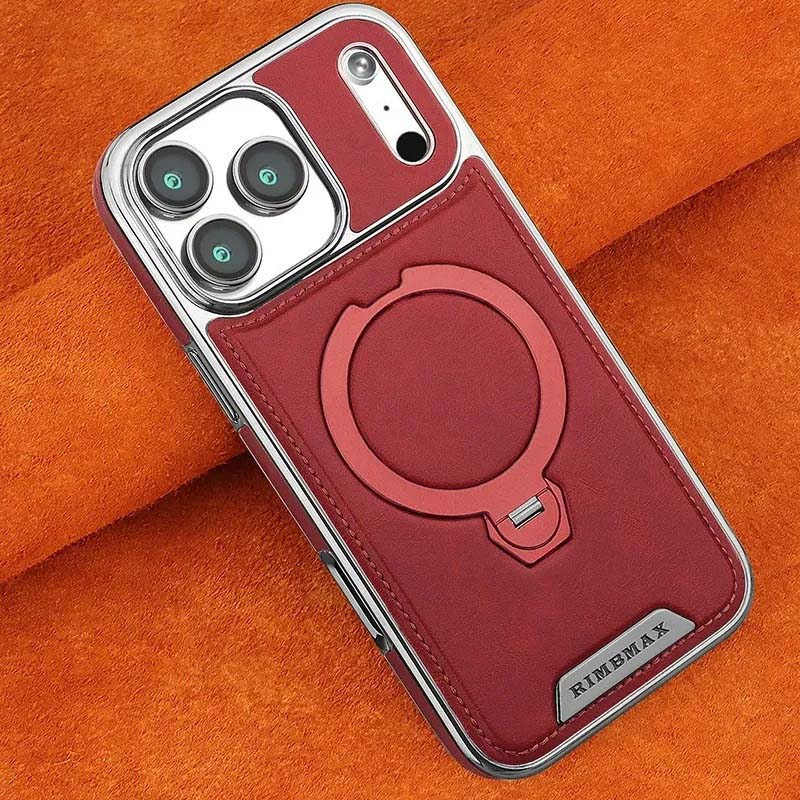 New Rotating Kickstand Leather-Style Phone Case