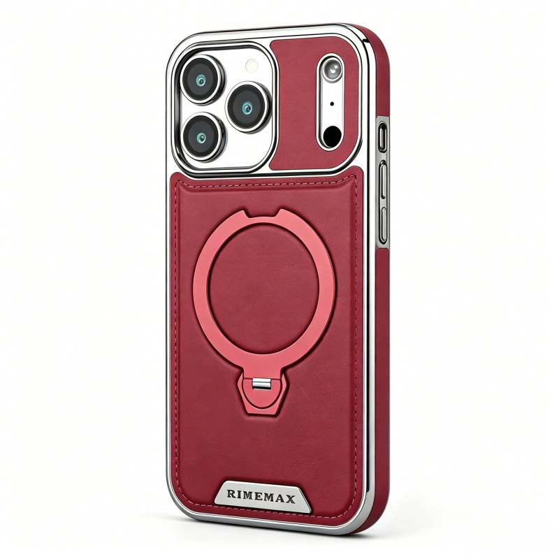 New Rotating Kickstand Leather-Style Phone Case