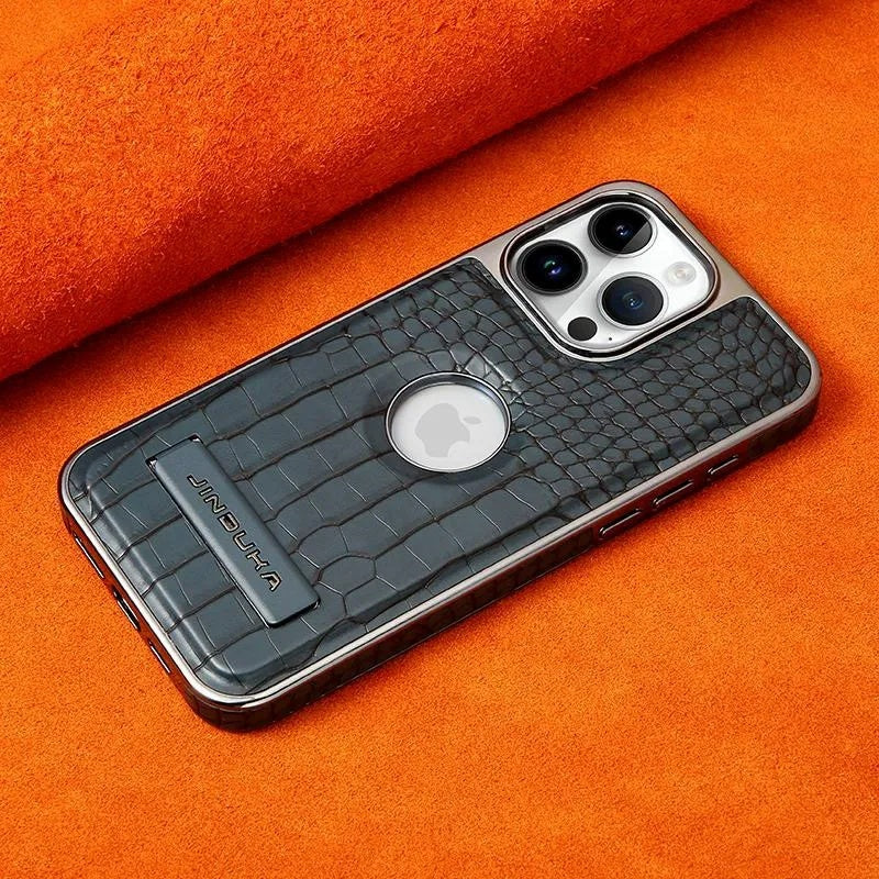 New Crocodile Texture Magnetic Phone Case