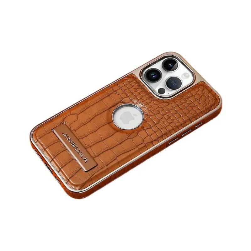 New Crocodile Texture Magnetic Phone Case