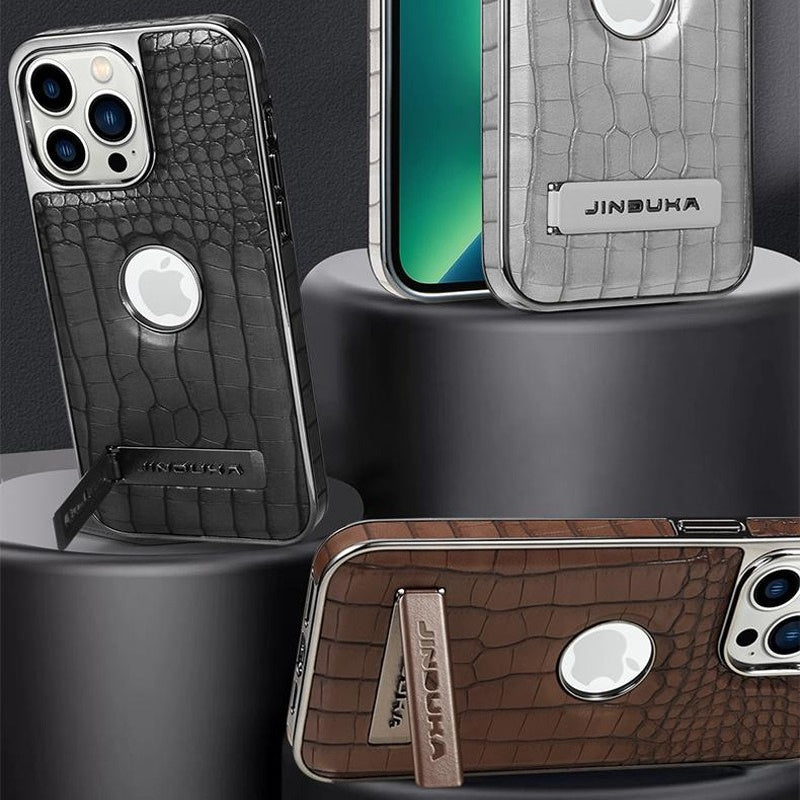 New Crocodile Texture Magnetic Phone Case