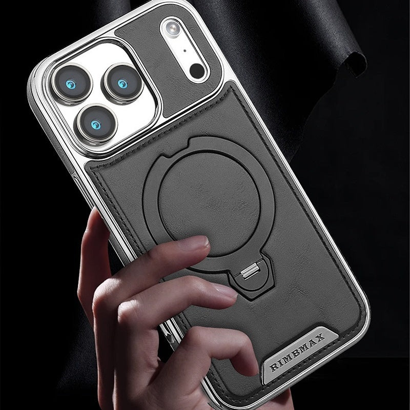 New Rotating Kickstand Leather-Style Phone Case