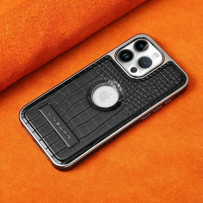 New Crocodile Texture Magnetic Phone Case