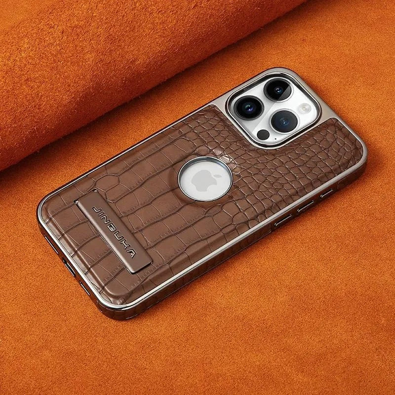 New Crocodile Texture Magnetic Phone Case