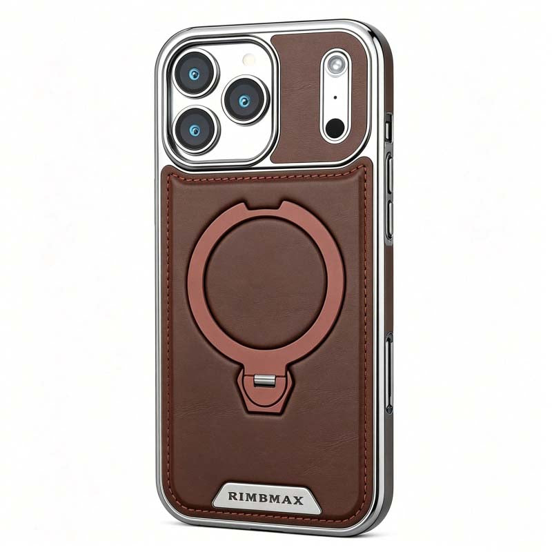 New Rotating Kickstand Leather-Style Phone Case