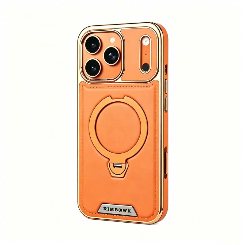 New Rotating Kickstand Leather-Style Phone Case