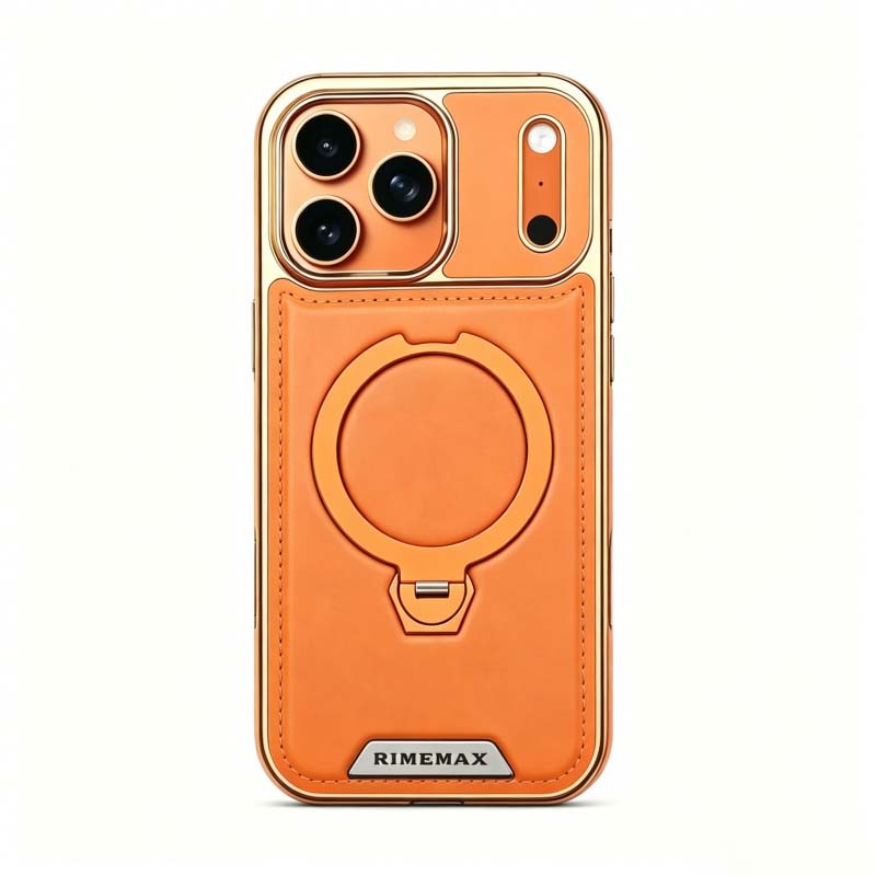 New Rotating Kickstand Leather-Style Phone Case